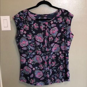 The Limited navy blue flower print to— New w/ tag